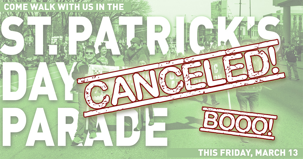 2020 Indy St Patrick's Day Parade & Events are Canceled