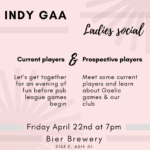 Indy GAA Ladies Social